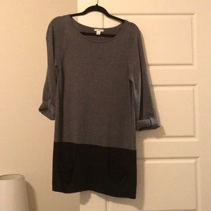 Caslon Color Block Sweater Dress